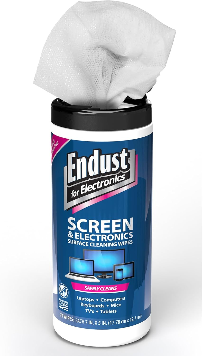 Endust for Electronics; Screen & Surface Cleaning Wipes, Great LCD and Plasma Wi