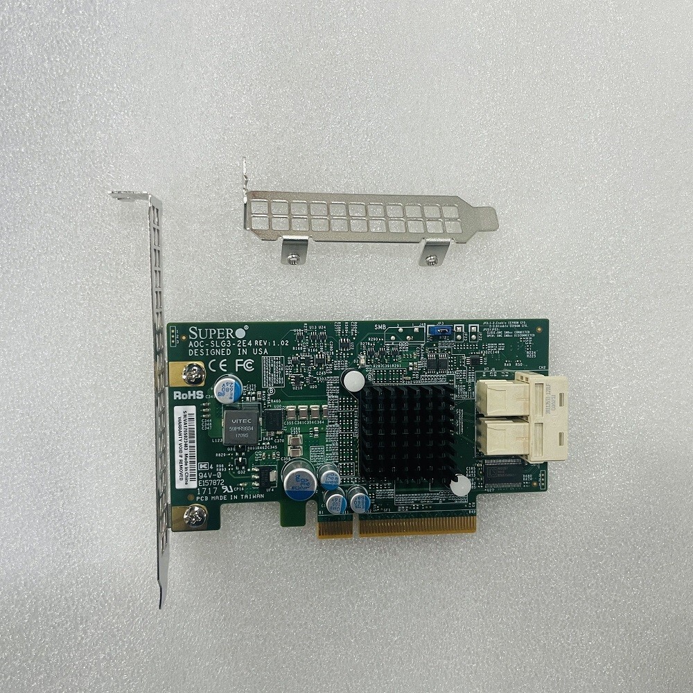 Supermicro AOC-SLG3-2E4R PCIe Add-On Card 6.4GBs dual-Port Gen-3 NVMe Host Bus
