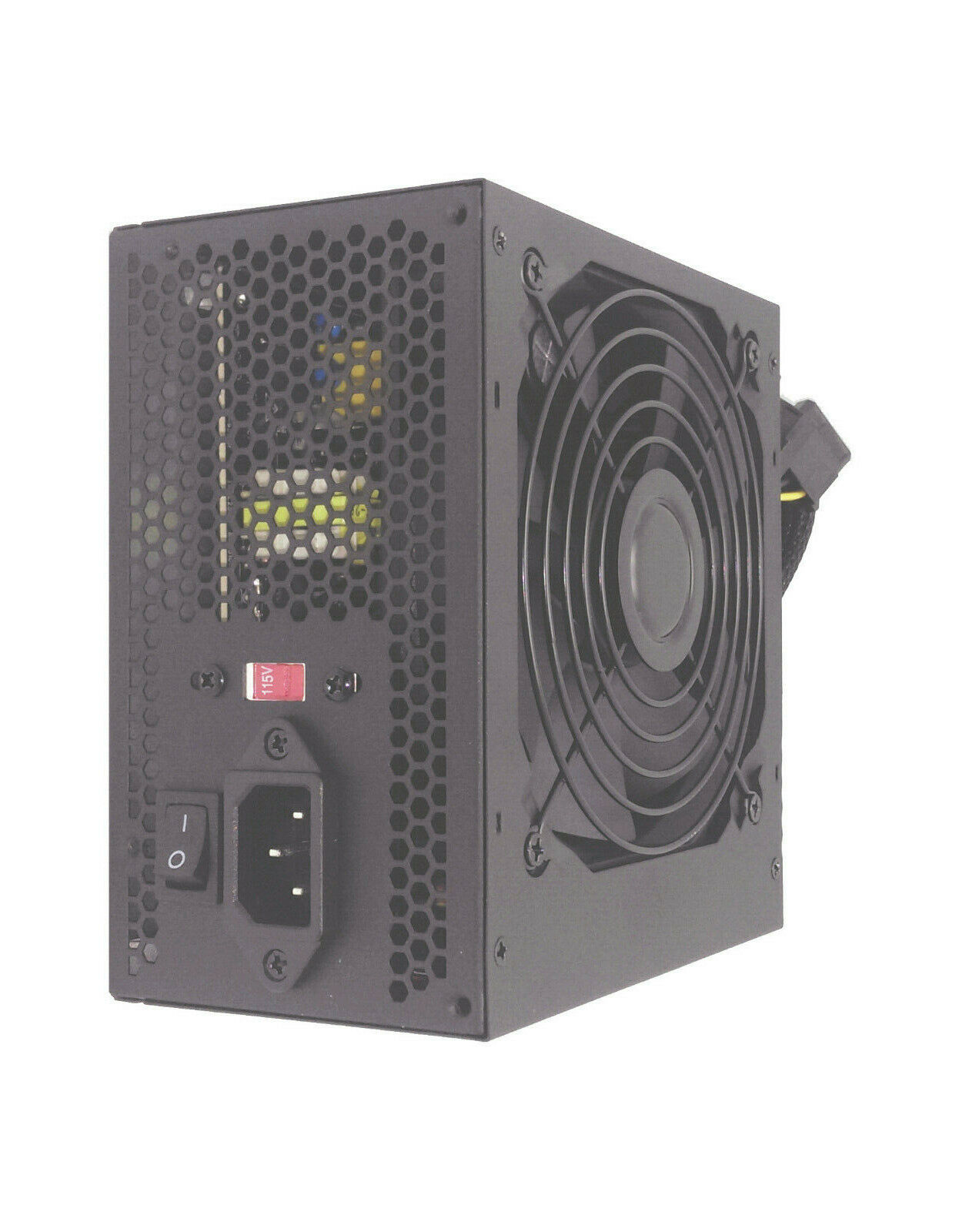New 680W Black Gaming PC 120mm Fan ATX 12V Power Supply 6/8-pin PCIe PSU