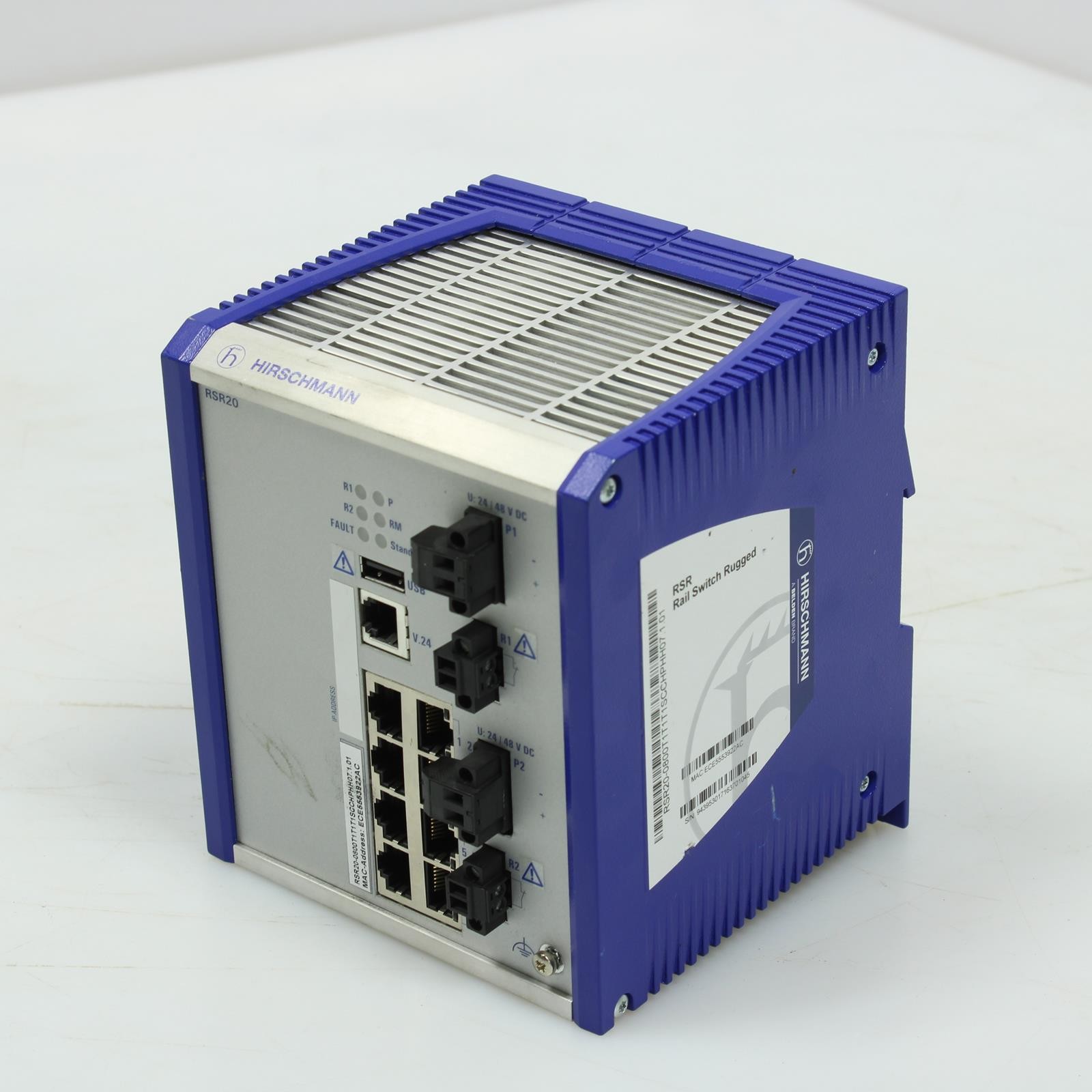 Hirschmann RSR20-0800T1T1T1SCCHPHH07.1.01 8 Port Rail Switch
