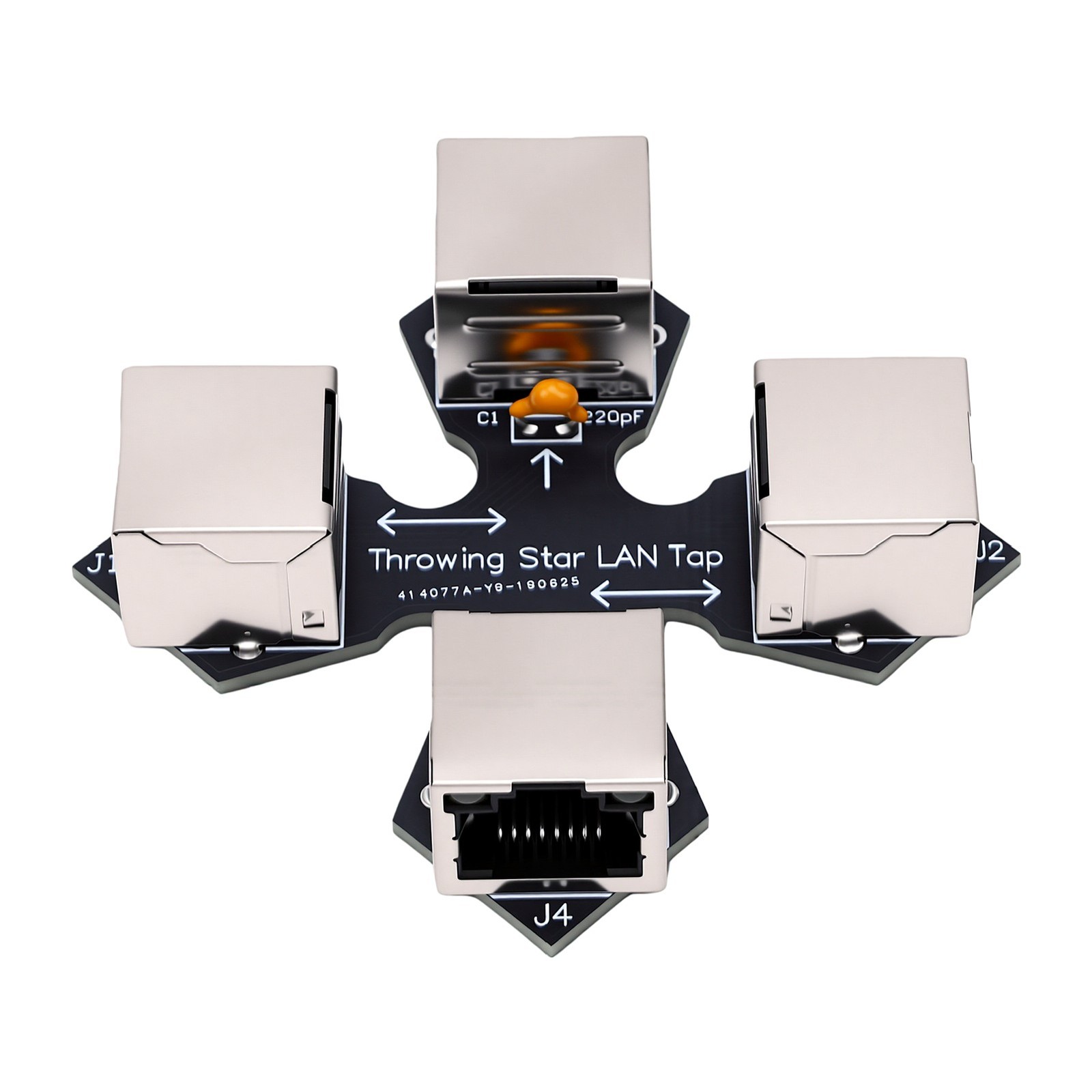 Throwing Star LAN Tap Network Packet Mod Monitoring Ethernet Commun DPIN