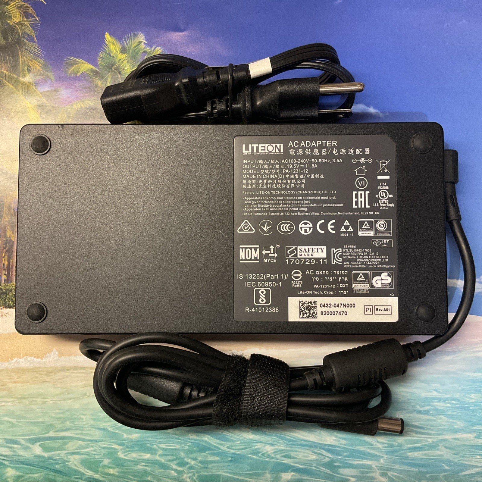 OEM SLIM LITEON 19.5V 11.8A 230W PA-1231-12 For Intel NUC 8 VR NUC8i7HVK 7.4mm