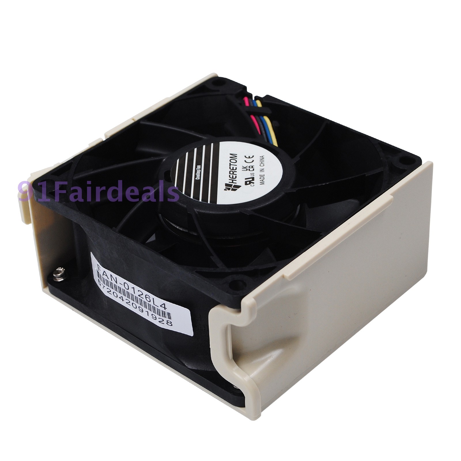 SuperMicro Nidec UltraFlo FAN-0126L4 Hot-Swappable 4-Pin 7000 RPM Fan 80mm