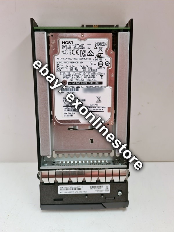 SP-412B-R6 - NetApp 600GB 15K SAS HDD 108-00405