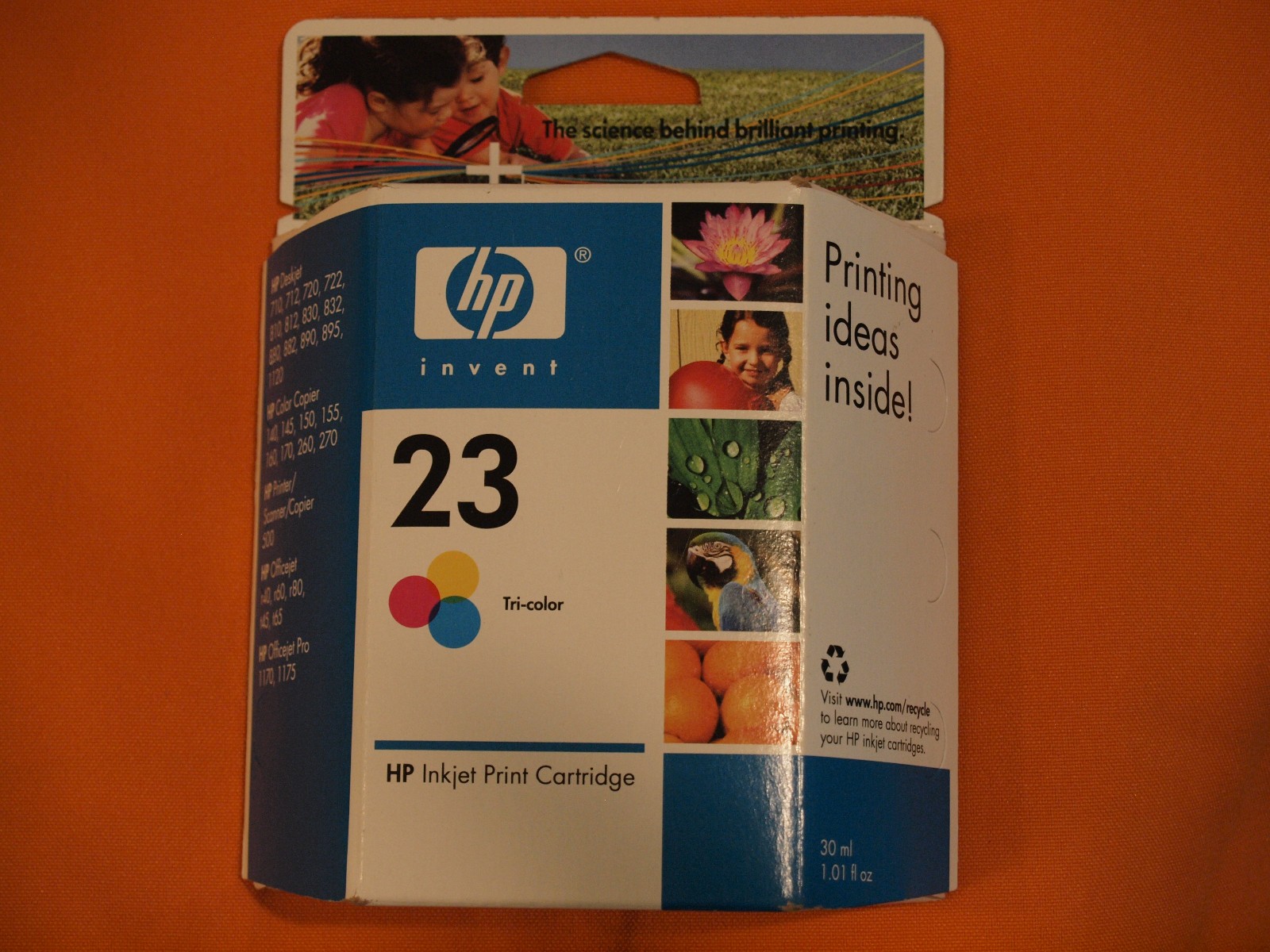 New Genuine OEM HP 23 C1823D Tri Color Ink Cartridge