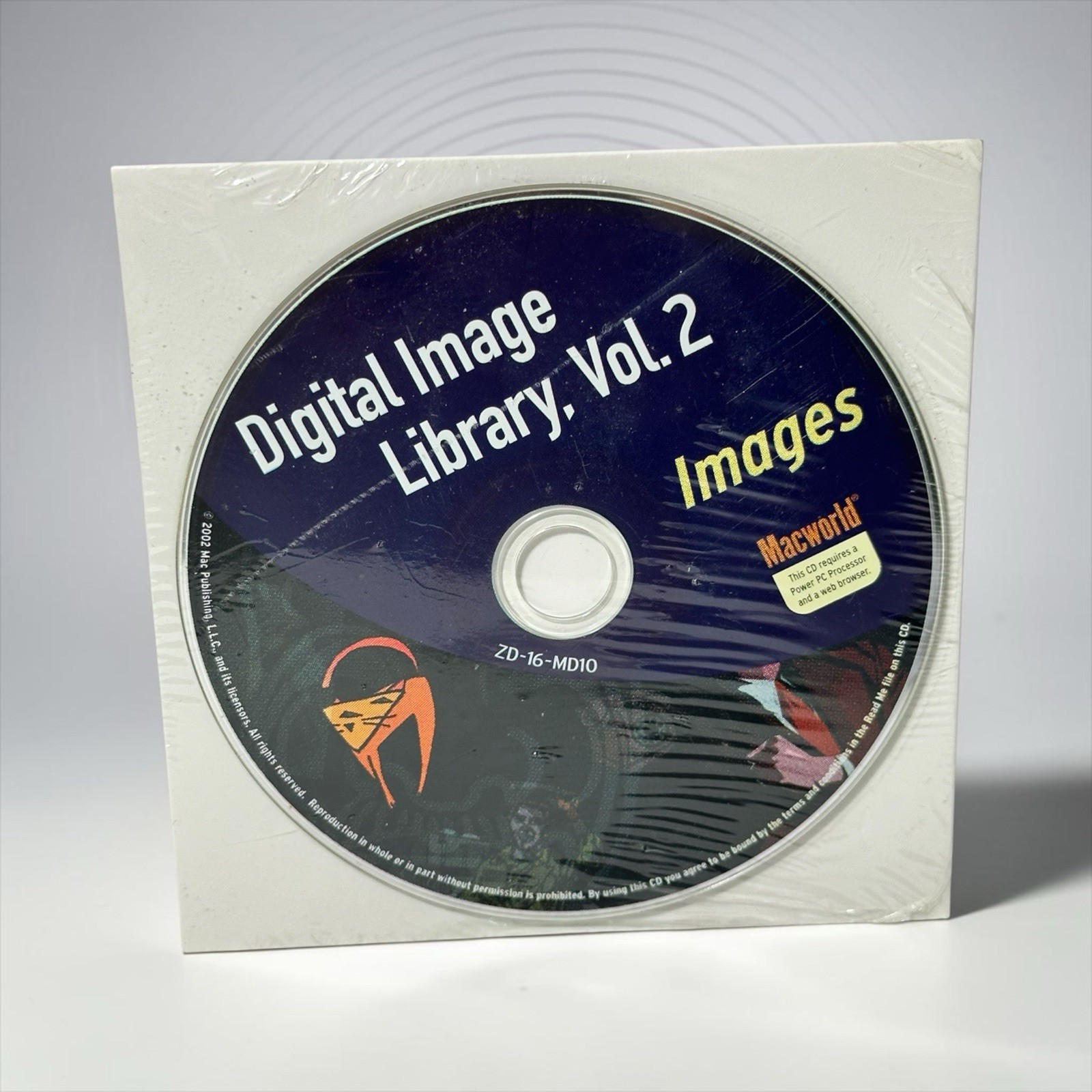 Vintage 2002 Digital Image Library Vol 2 Images Macworld CD-ROM Sealed PC/Mac