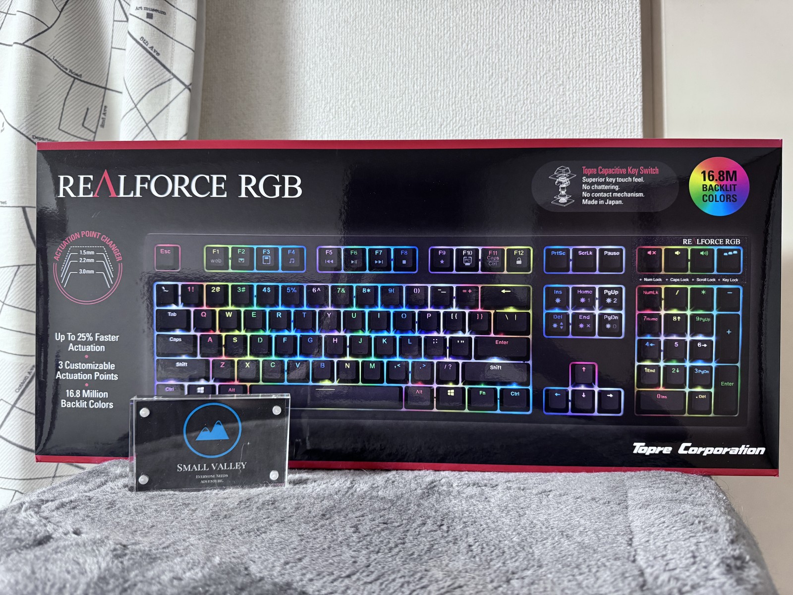 Topre REALFORCE R2A-US4G-BK RGB Mechanical Keyboard English Layout Black USB