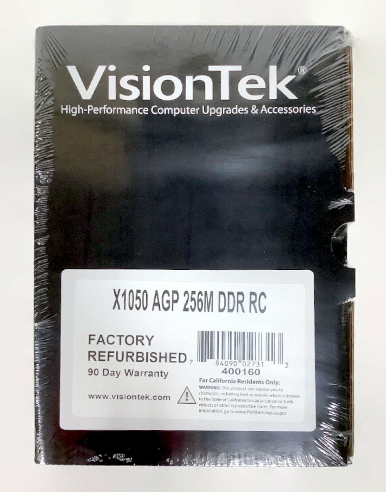 VisionTek 400160 ATI Radeon X1050 AGP 256M DDR RC VGA Video Graphics Card