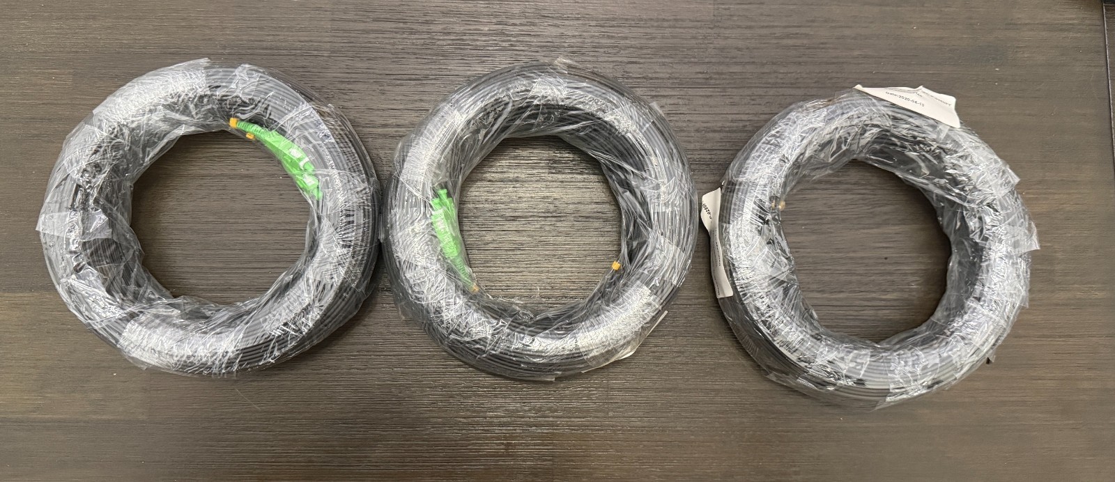250' Micro Drop Fiber Optic Cable SC/APC Singlemode Patch Cord Roll - New