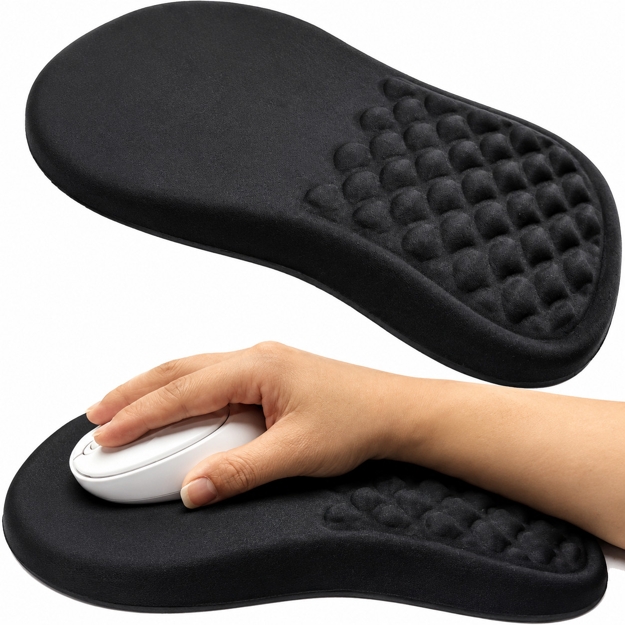 Ergonomic Wrist Rest Mouse Pad Non Slip Wrist Support for PC Laptop Desktop Work