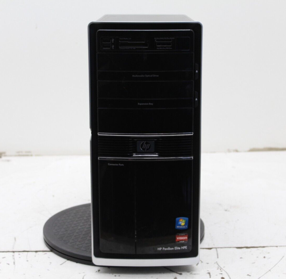 HP Pavilion Elite HPE-400y Desktop Computer AMD Phenom 2 x4 8GB Ram No HDD