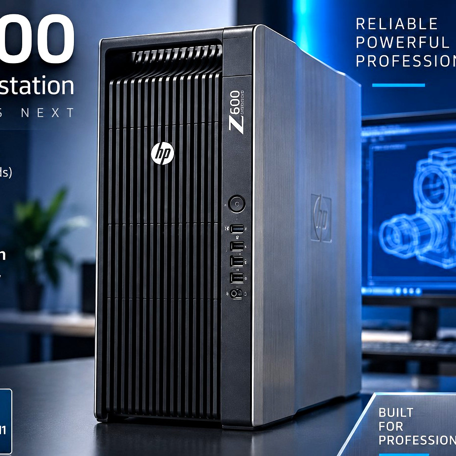 HP Z600 Workstation Tower Desktop Intel Xeon 2.93GHz 32GB DDR3 ECC (NO HDD / OS)