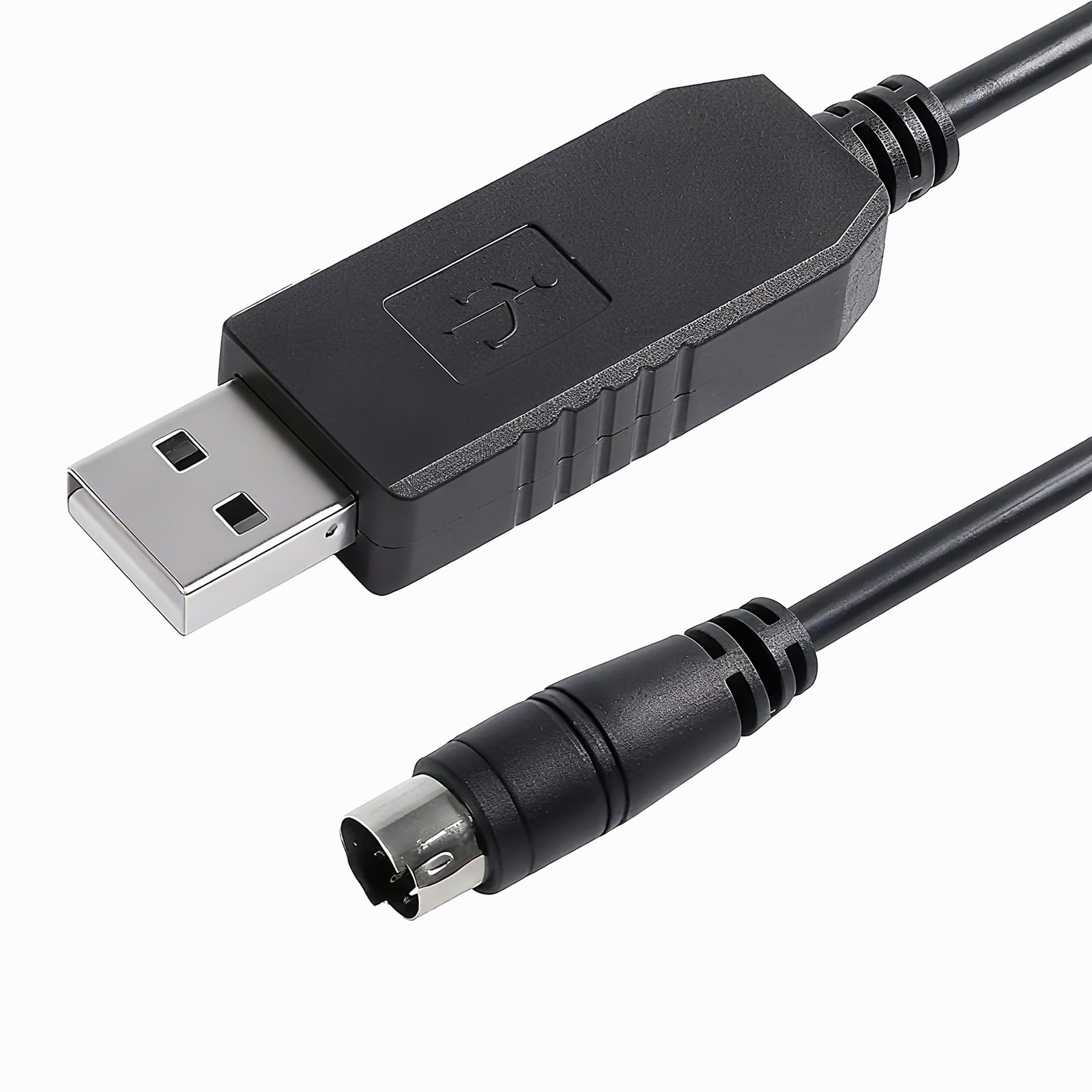CP2102 USB RS232 To 6 Pin Mini Din Communication Cable 1 Point 8 Meter