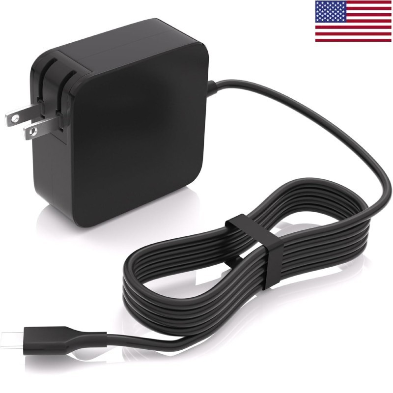 65W 5V-20V USB-C Type C Charger Power Supply AC Adapter For U20 Litheli Battery