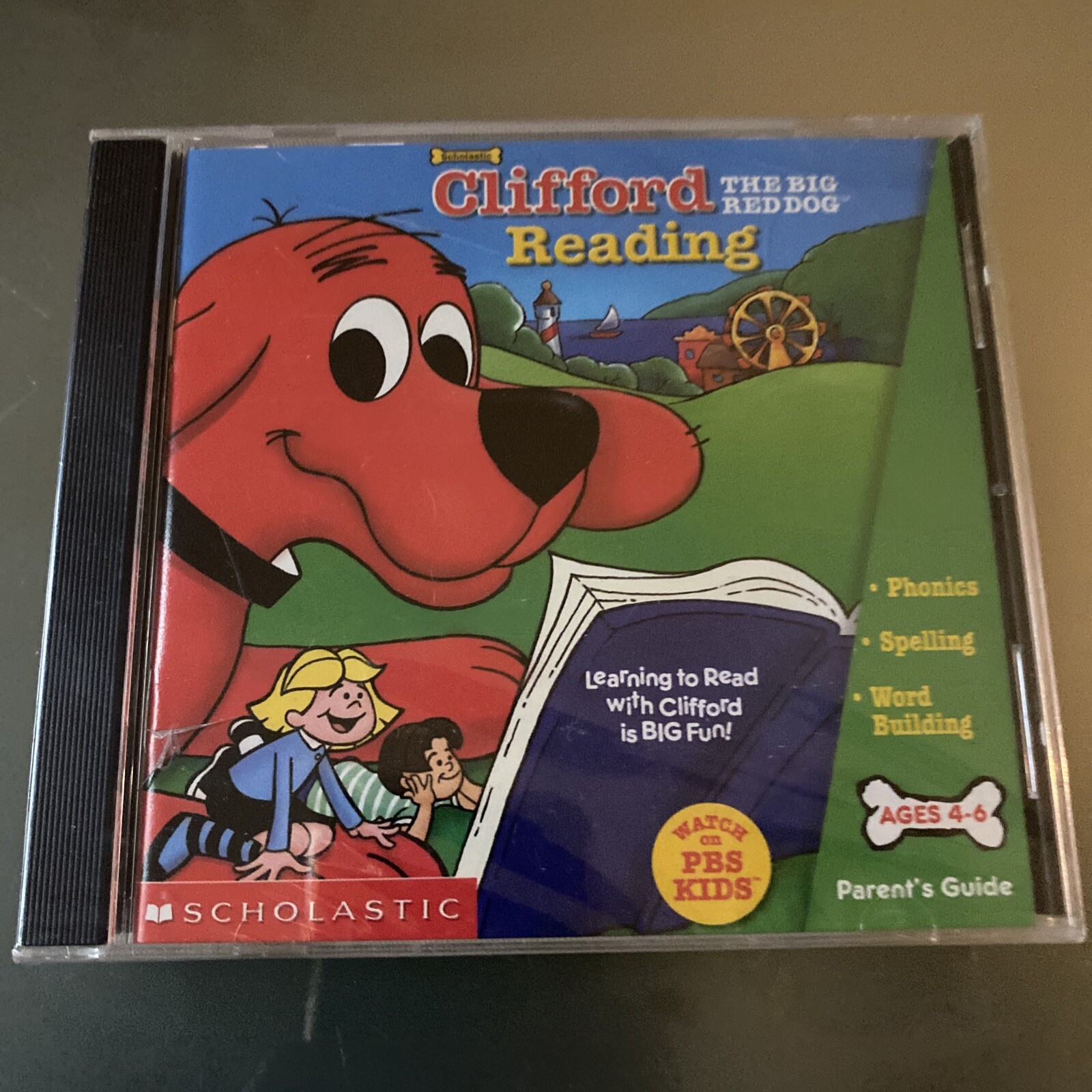 Scholastic Clifford the Big Red Dog Reading CD-ROM Win/Mac Ages 4-6 New  Sealed