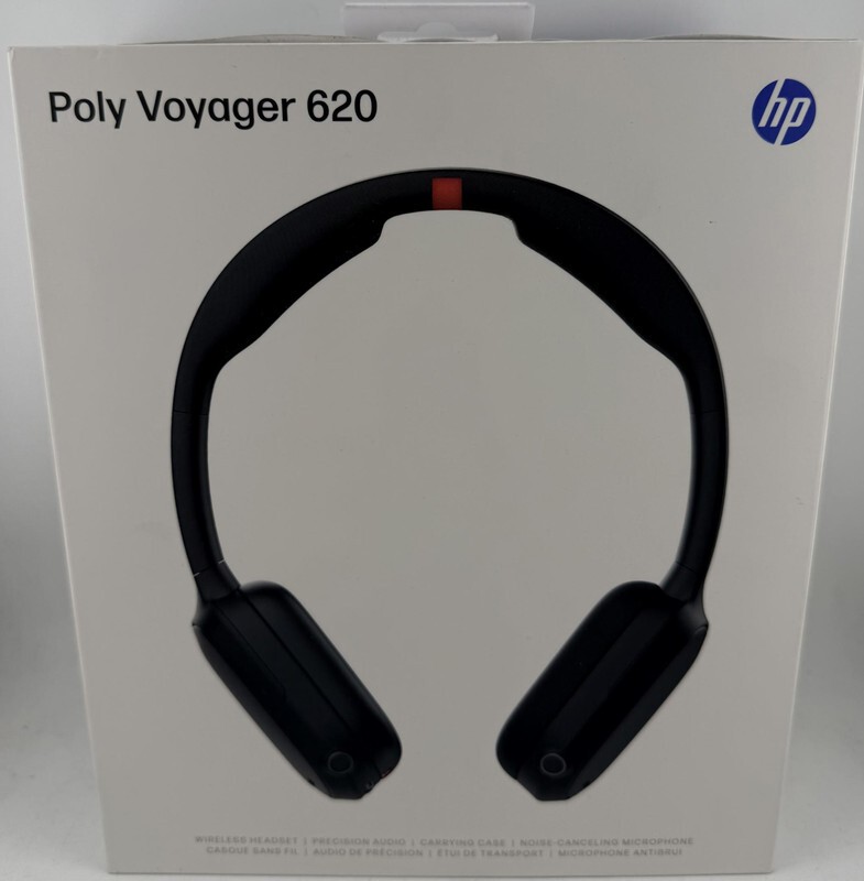 HP POLY FOCUS 620 FOLD C56XVAA#AC3 VOYAGER BLACK WIRELESS STEREO HEADSET