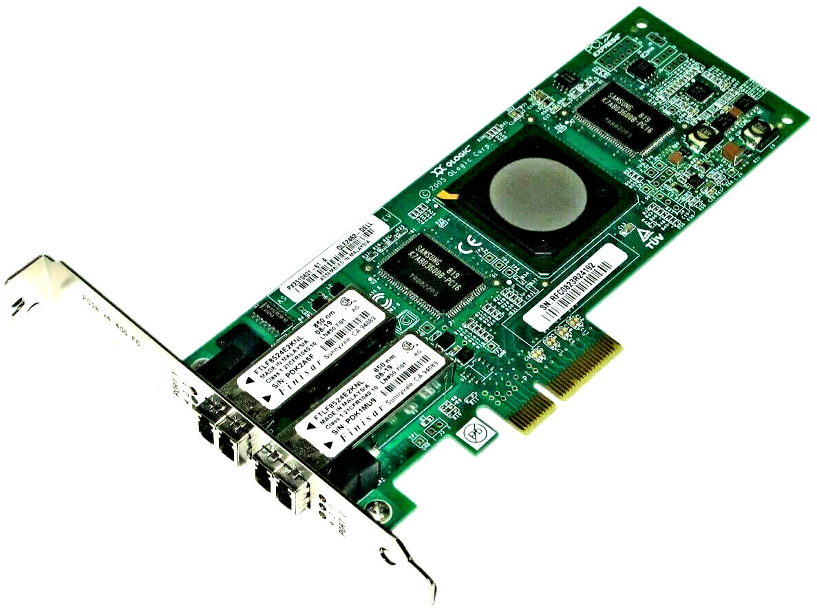 QLA2462-E I Qlogic SANBlade 4GB Dual Ports Fibre Channel PCI-X HBA