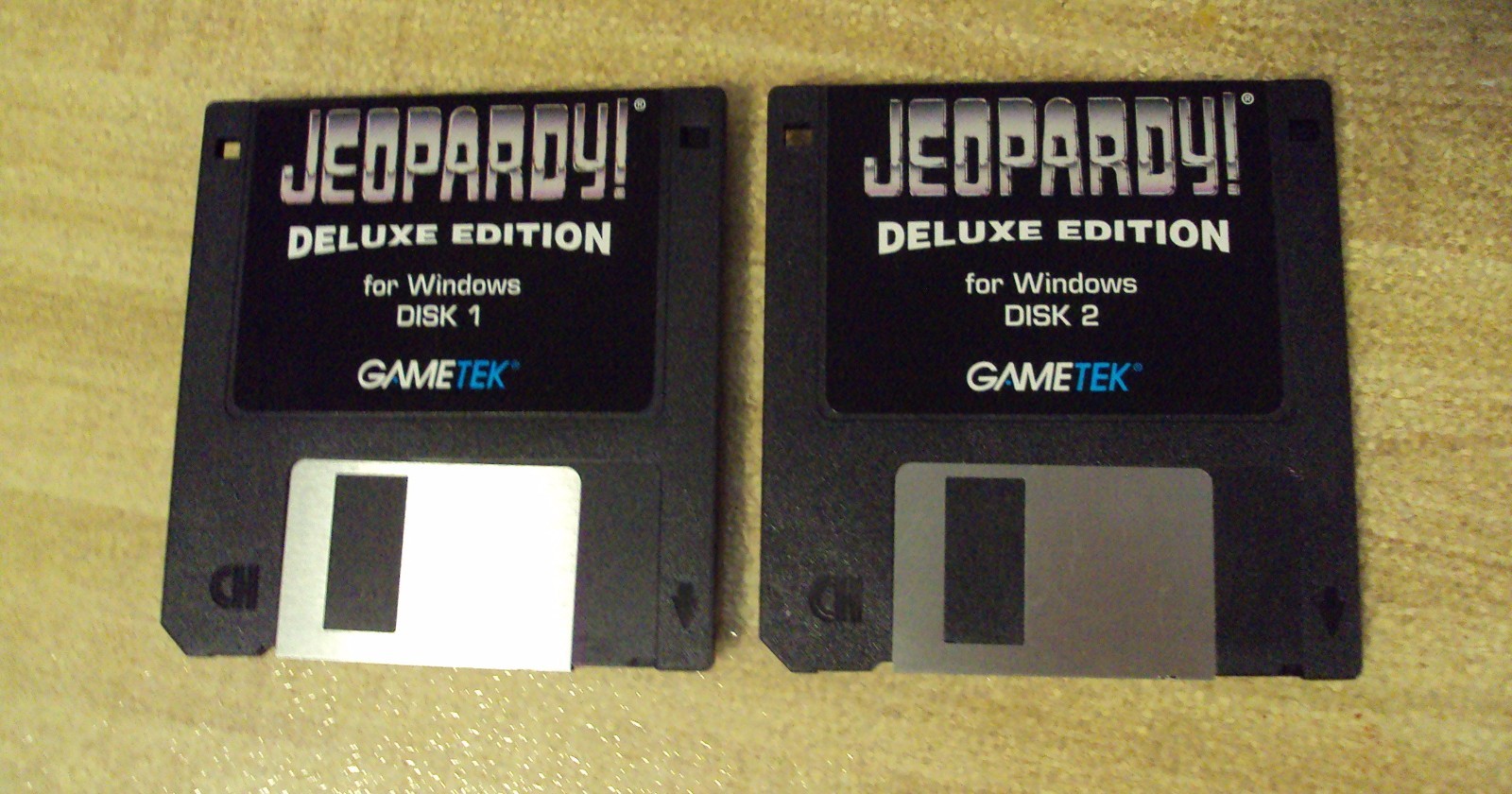 Gametek Jeopardy Deluxe Edition - (2) 3.5 PC Floppy Discs