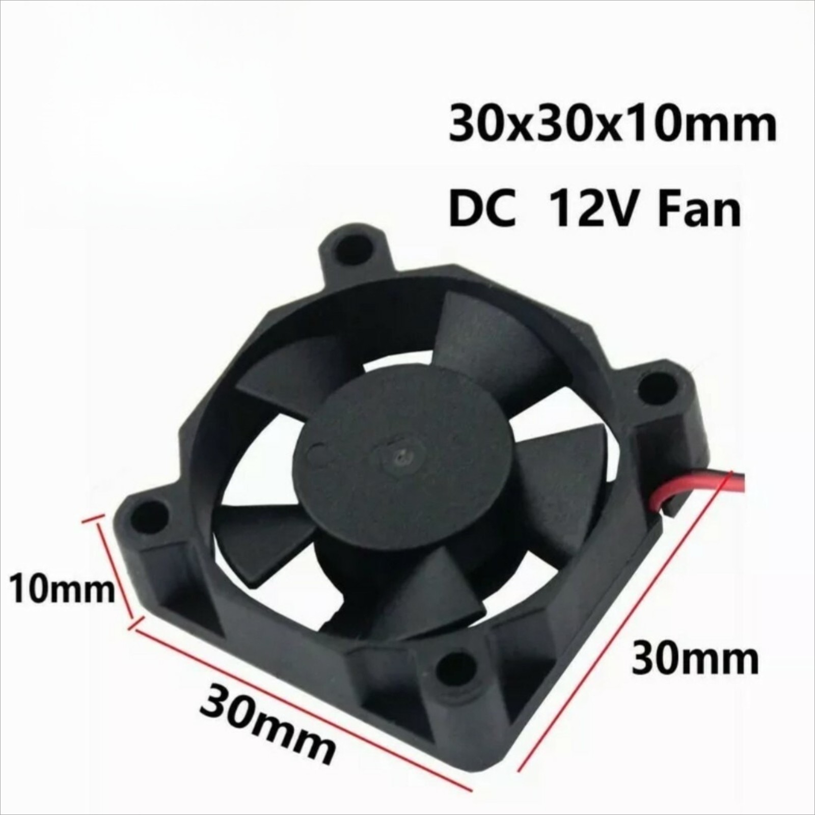 1pcs 12V GDT3010S12B Mini Brushless Computer Cooling Cooler Fan 30x30x10mm 2Pin