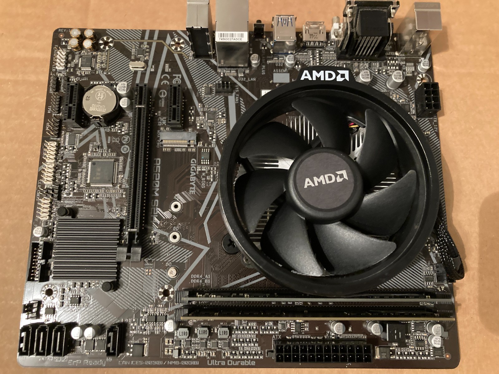 [Combo] Gigabyte A520M S2H mATX | AMD Ryzen 3 4300G AM4 CPU | 16GB DDR4 3200MHz