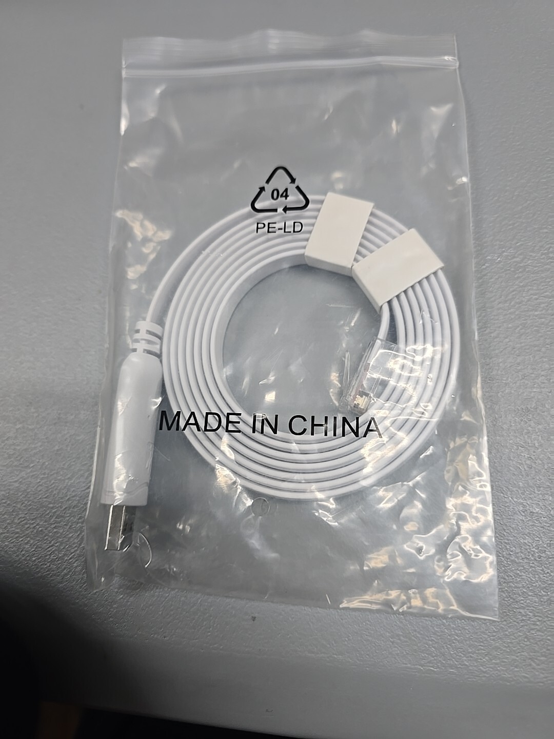 NEW Genuine Fortinet USB Console Cable, USB to RJ45 Cable