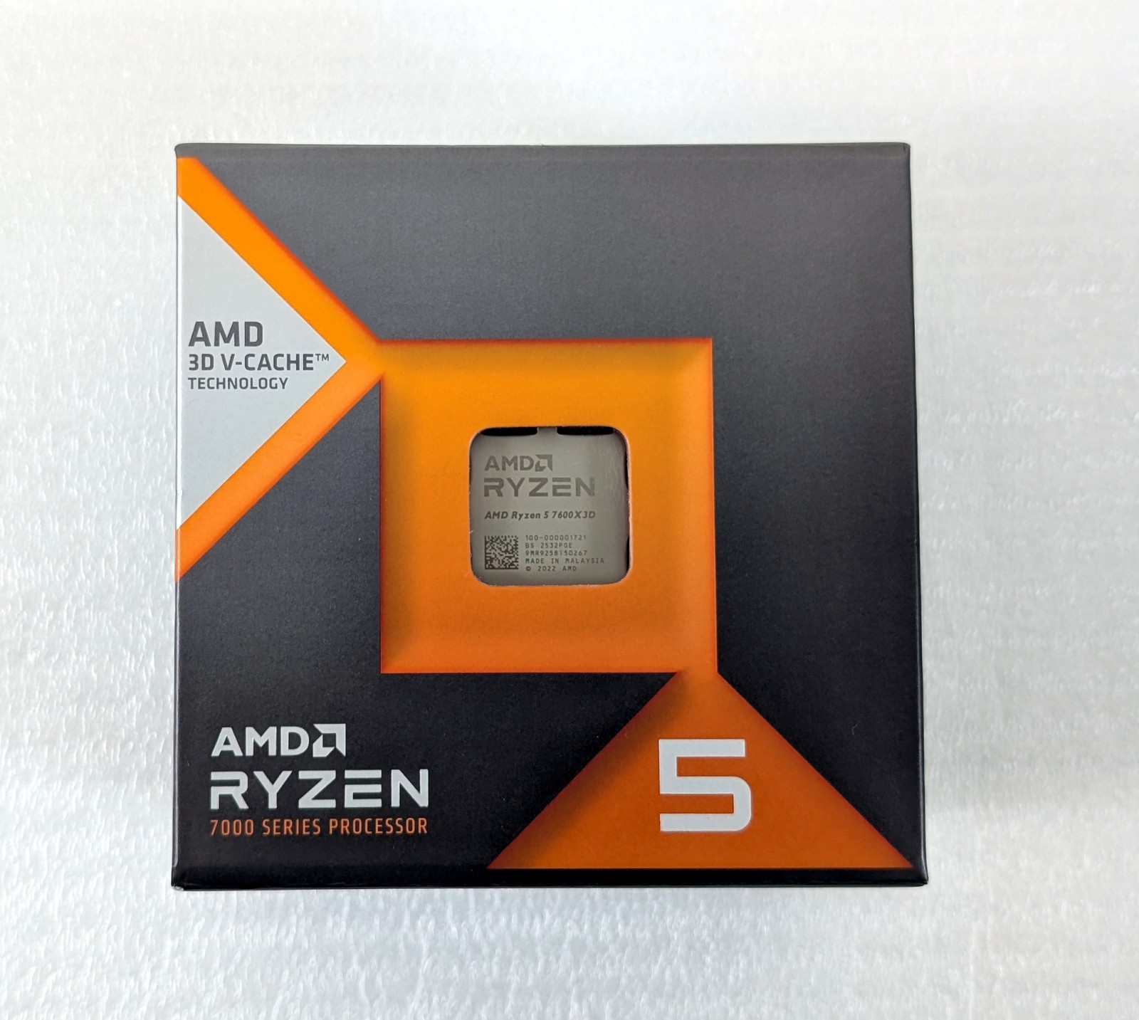 AMD Ryzen 5 7600X3D 6-Core (12-Thread) 4.1-4.7GHz Socket AM5 CPU - 96MB L3 Cache