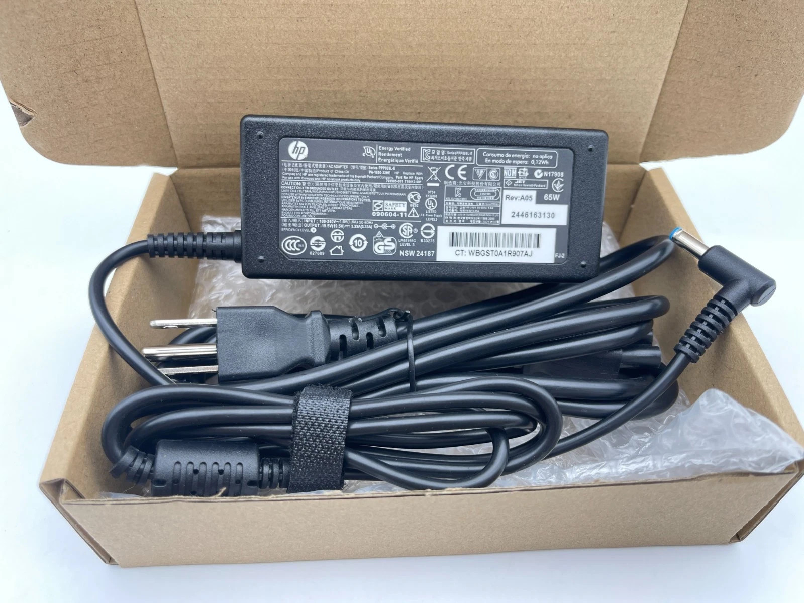 OEM Genuine 65W Laptop Charger AC Adapter For HP Pavilion 14 15 Series 19.5V NEW