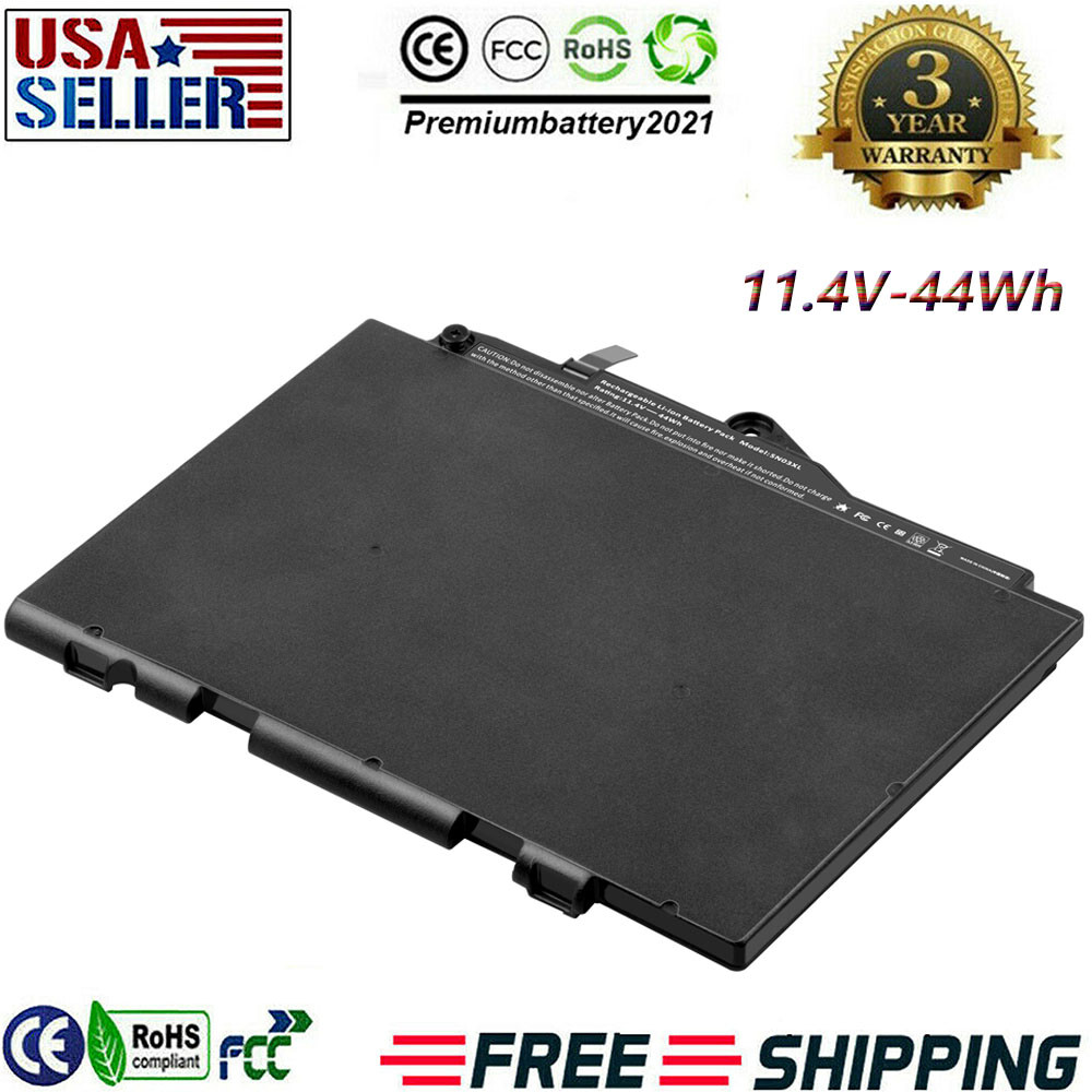 SN03XL Battery For HP EliteBook 820 G3 725 G3 HSTNN-DB6V 800514-001/Charger