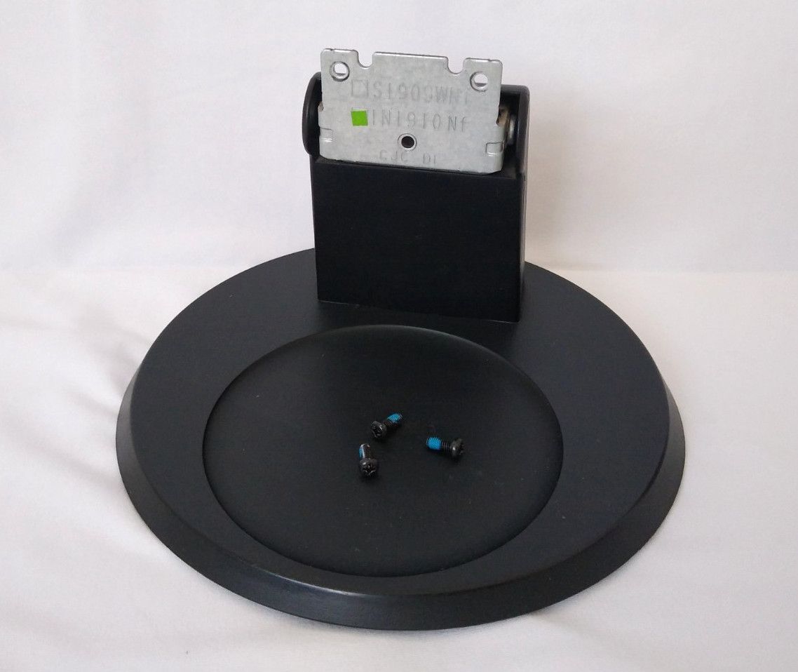 Dell IN1910NF LCD Monitor 18.5 in Stand Base Genuine Replacement Part and Screws