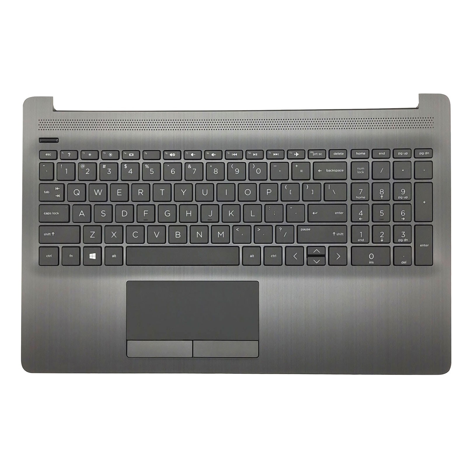 For HP 15-DA 15-DR 15-DA0012DX  Palmrest Keyboard Touchpad L20386-001 Gray  US