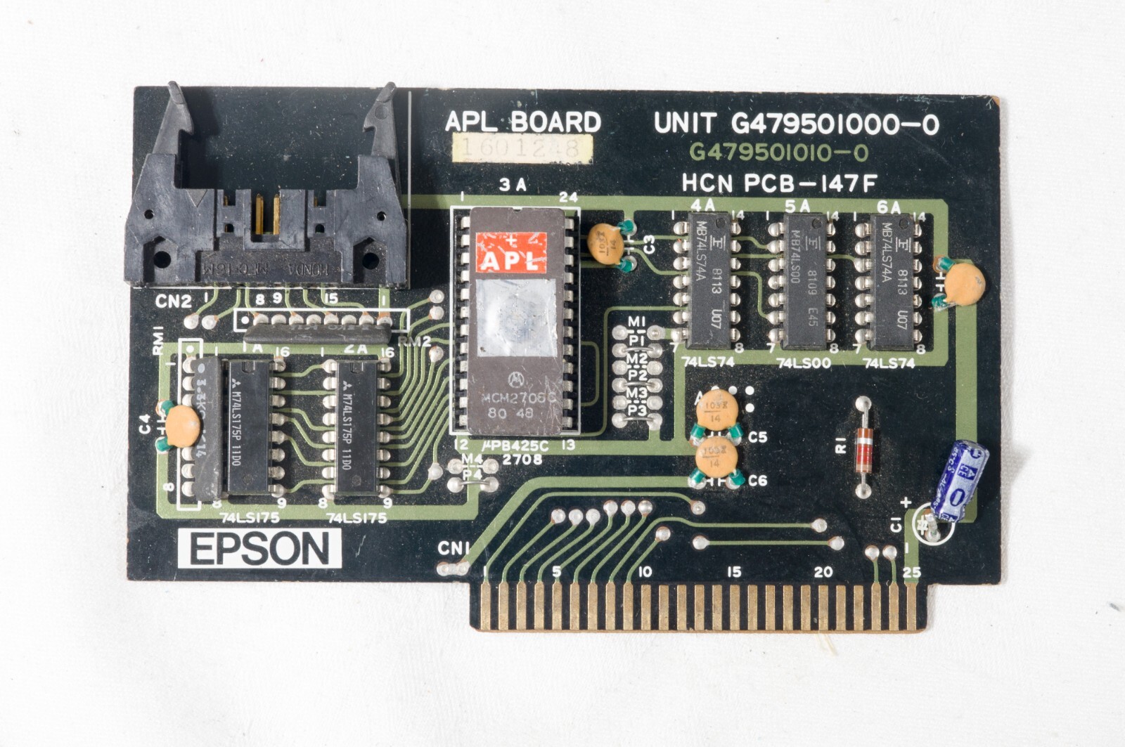 Epson APL board PCB-147F Parallel Printer Card Apple II IIe II Plus