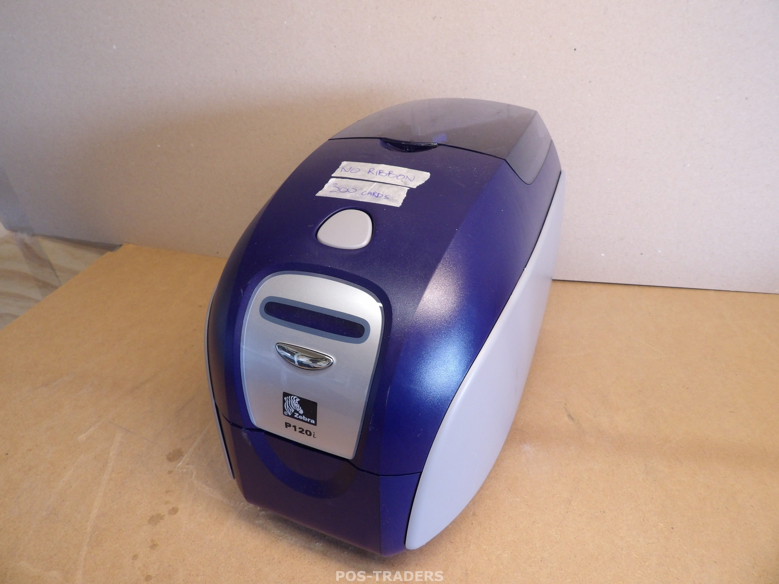 Zebra P120i Color Card Printer Duplex USB - NO RIBBON - UNTESTED - 300 CARDS