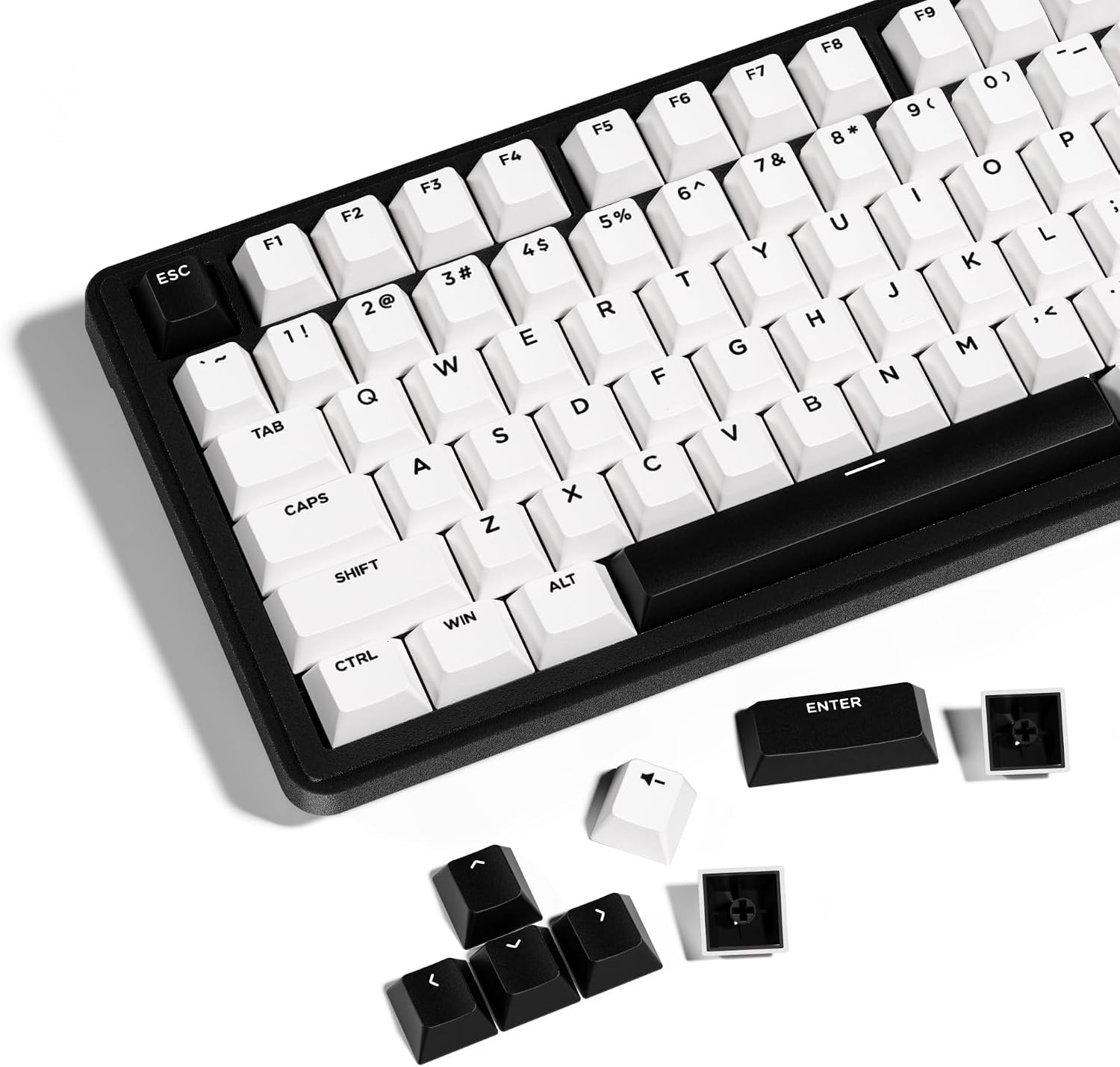 XVX Bow Double Shot PBT Keycaps Set 138 Keys, Cherry Profile Custom Keycap 60 65