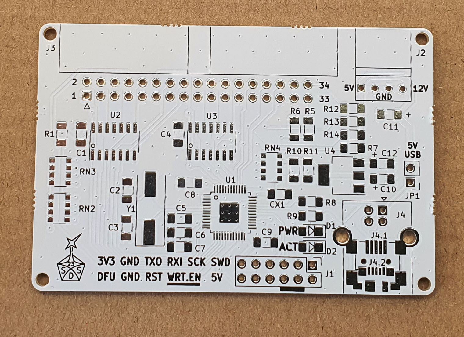 Greaseweazle V4 plus PCB board updated for DIY - 2 BOARDS