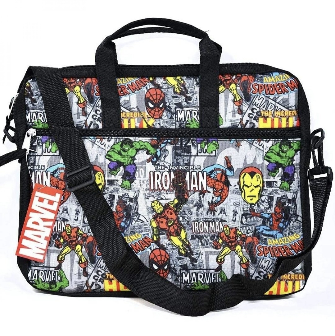 Marvel Universe All Over Print Tablet Laptop Case with Shoulder Strap