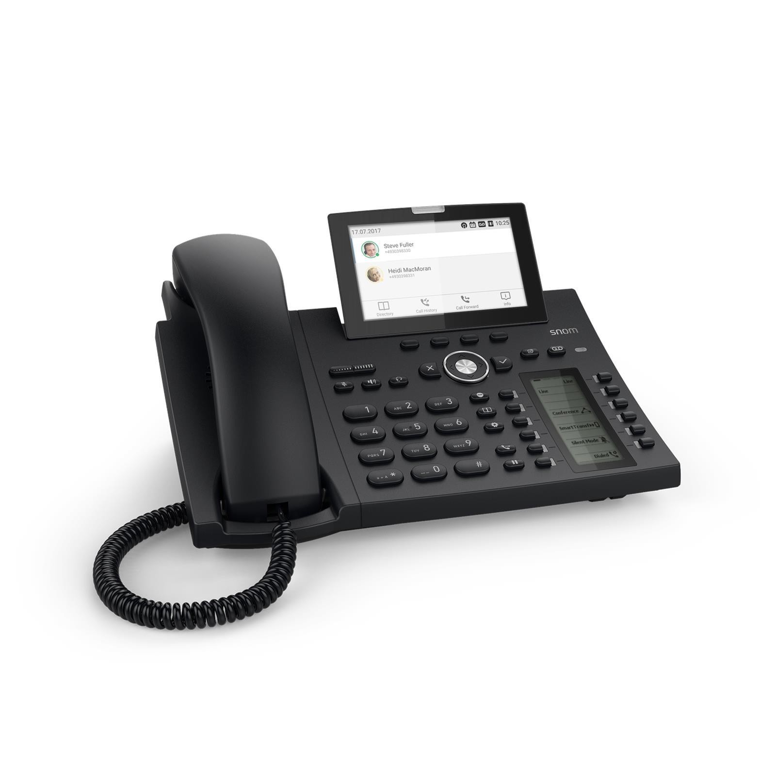 Snom D385 IP Phone / PoE SIP IPv4 IPv6 USB 2.0