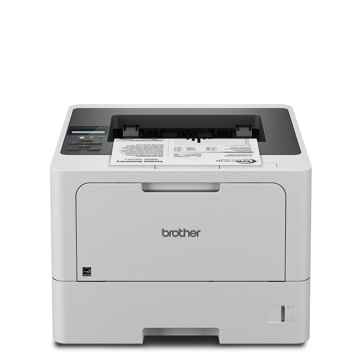 Printer Laser Duplex Mobile Printing Gigabit Ethernet Brother Monochrome L5210DN