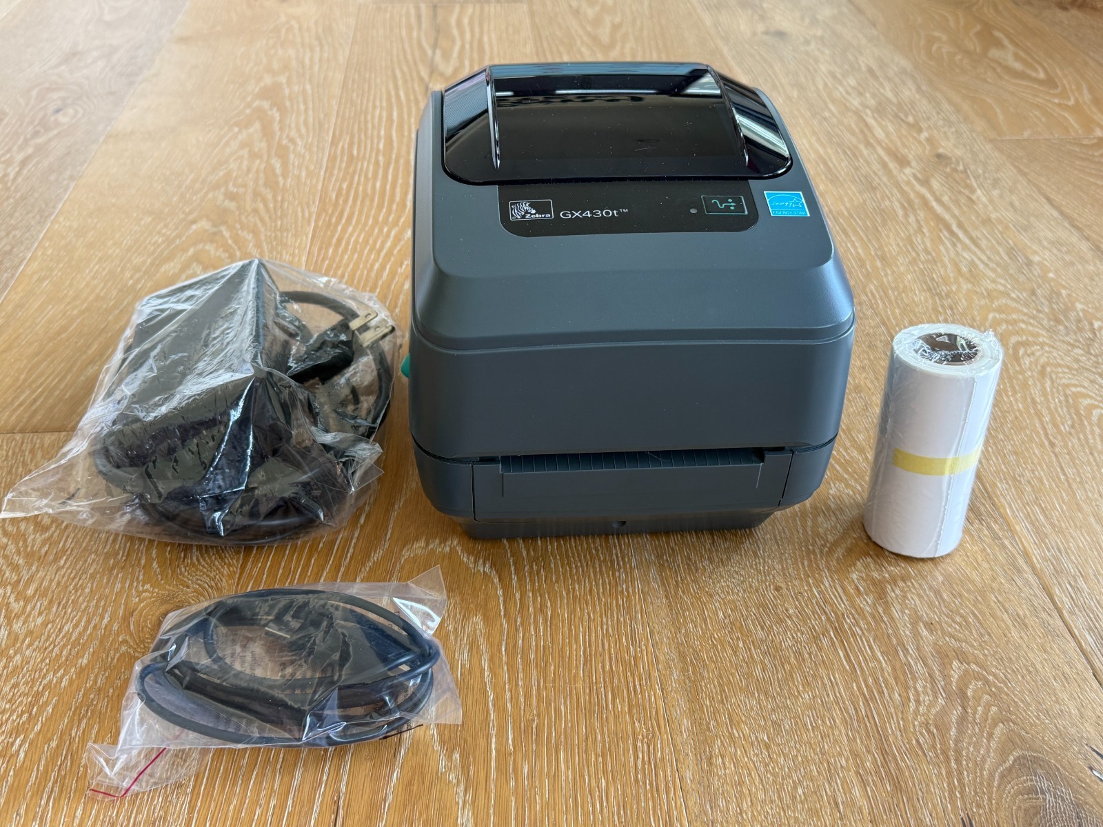 Zebra GX430t Thermal Transfer Label Printer 300 DPI Complete Bundle-Tested