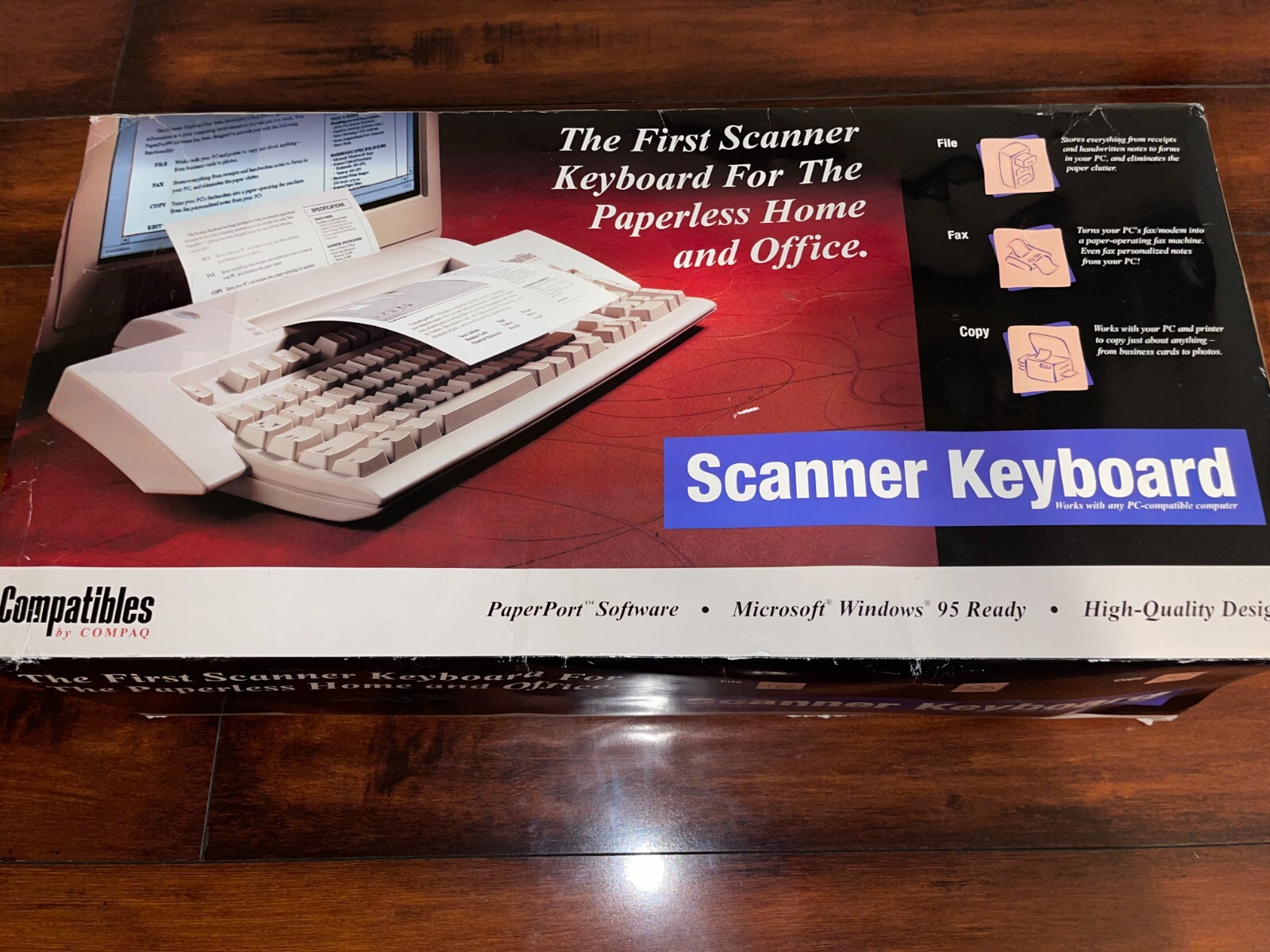 Scanner Keyboard By Compatibles By Compaq ( 1996 ) New in box