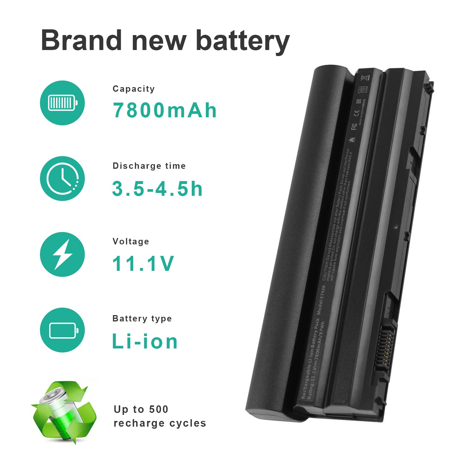 6/9Cel Battery T54FJ For Dell Latitude E6440 E6430 E6420 E6520 E6530 E5430 E5420