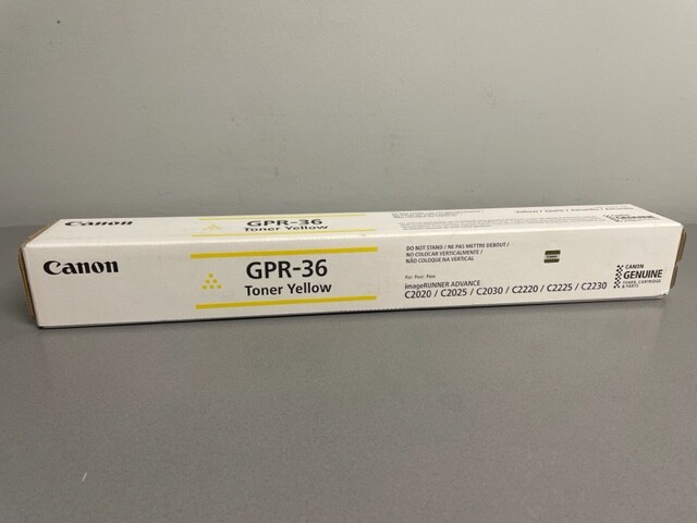 Canon 3785B003AA (GPR-36) Standard Yield Yellow Toner Cartridge