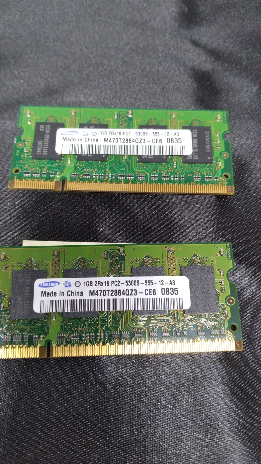 Samsung 1 GB SO-DIMM 667 MHz DDR2 SDRAM Memory (M470T2864QZ3-CE6)