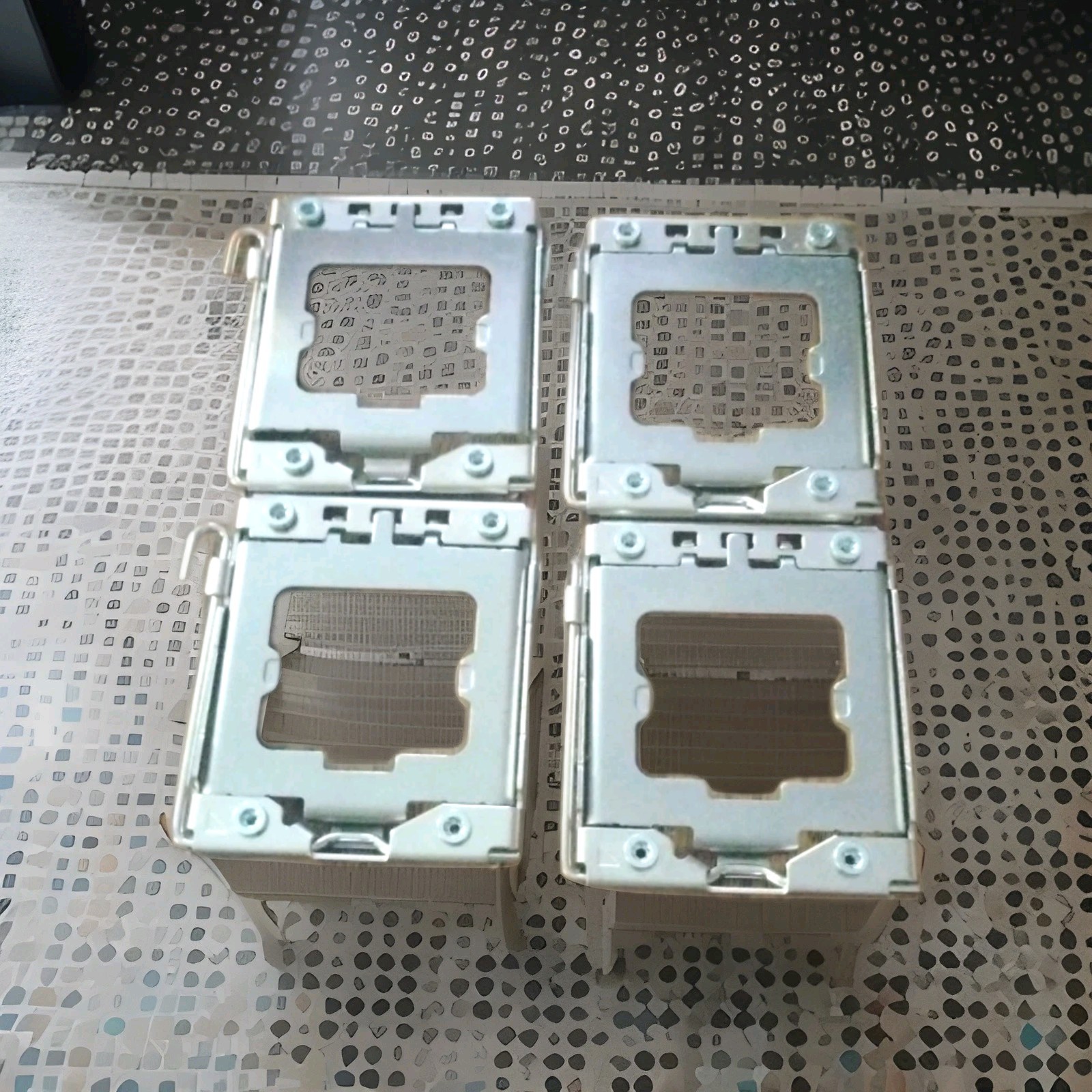 Set Of 4 INTEL/Foxconn 1567 LM 23X11 CPU socket mounting bracket