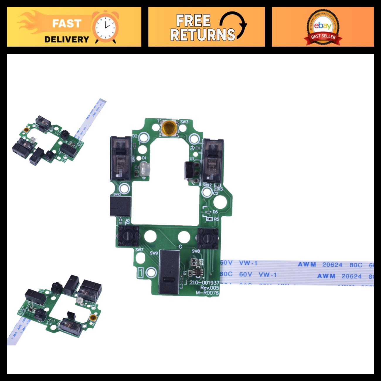 Mouse Switch Button Board Replacement for G502 Lightspeed - High-Quality Repair