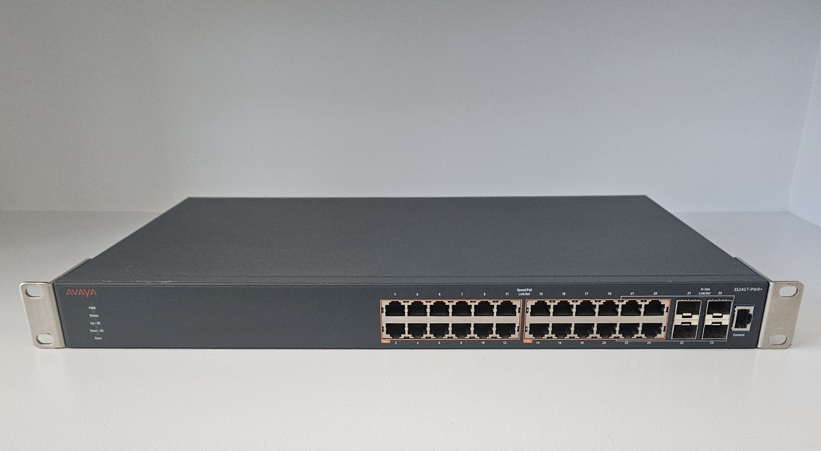 Avaya 3524GT-PWR+ 24-Port Gigabit Ethernet Routing Switch PoE+ ERS3524GT-PWR+
