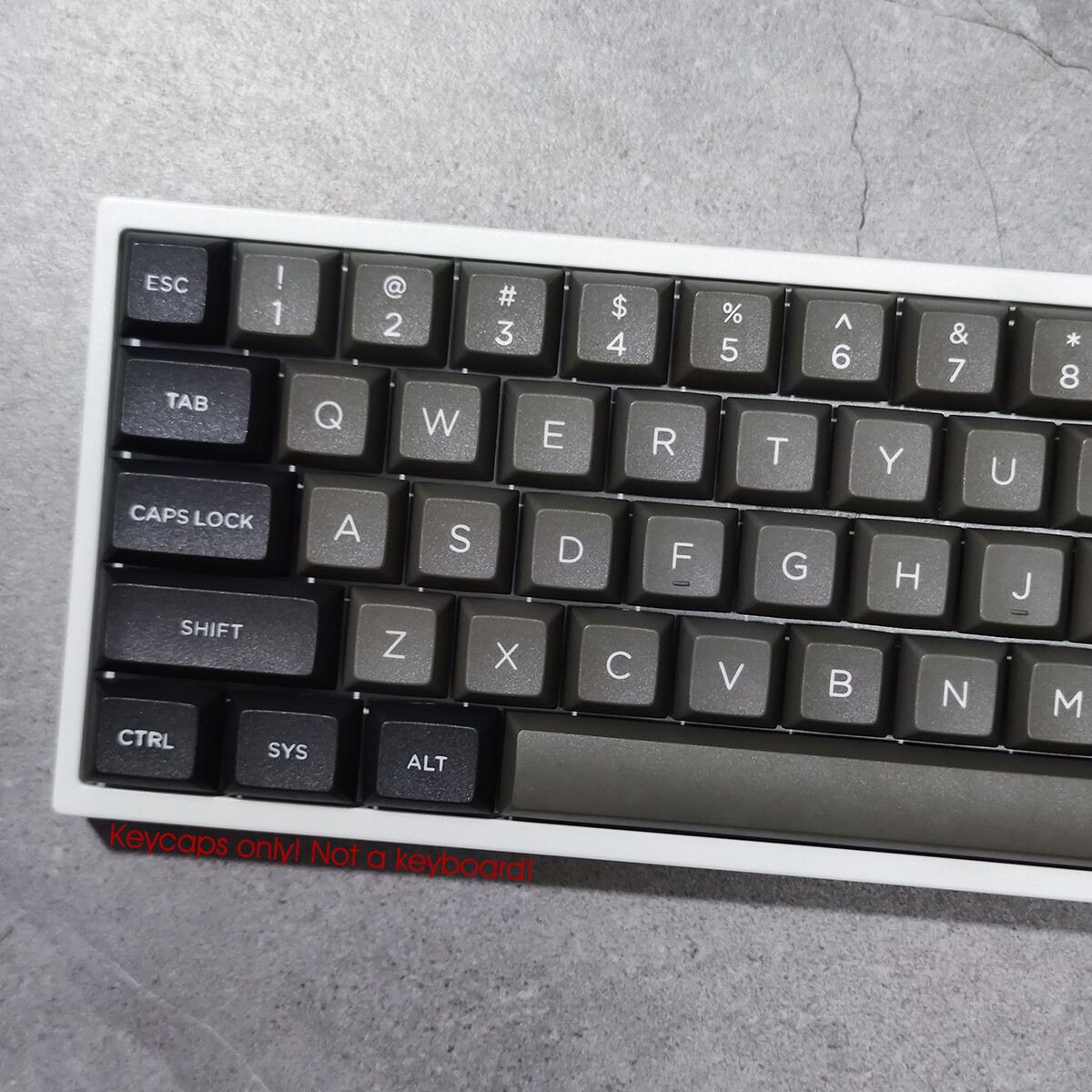 Retro Double Shot DSA Profile PBT Keycaps Set For Cherry MX Mechanical keyboards
