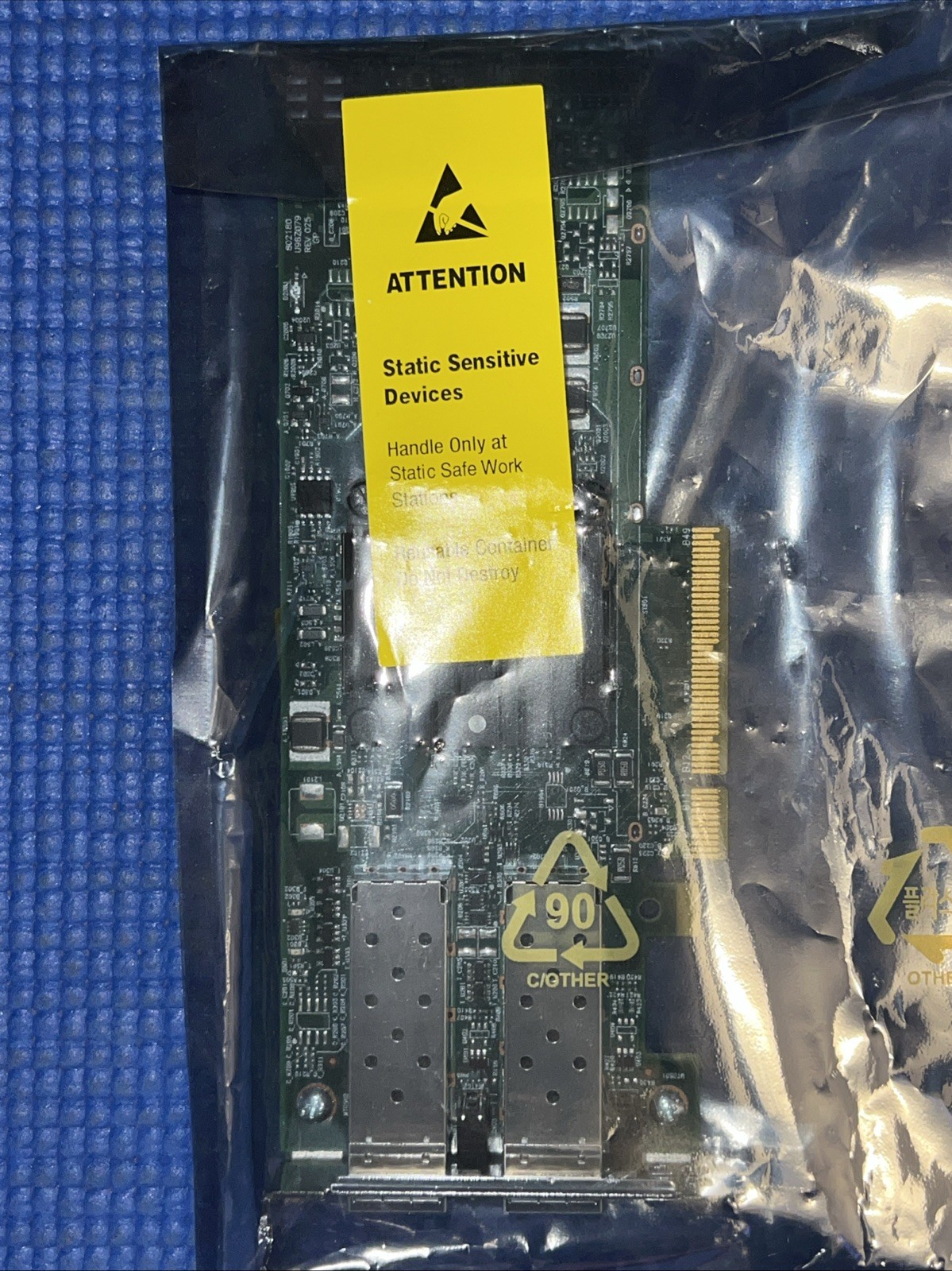 Dell Broadcom BCM57412 57412 10Gb SFP+ Dual Port Network Card 0YR0VV YR0VV