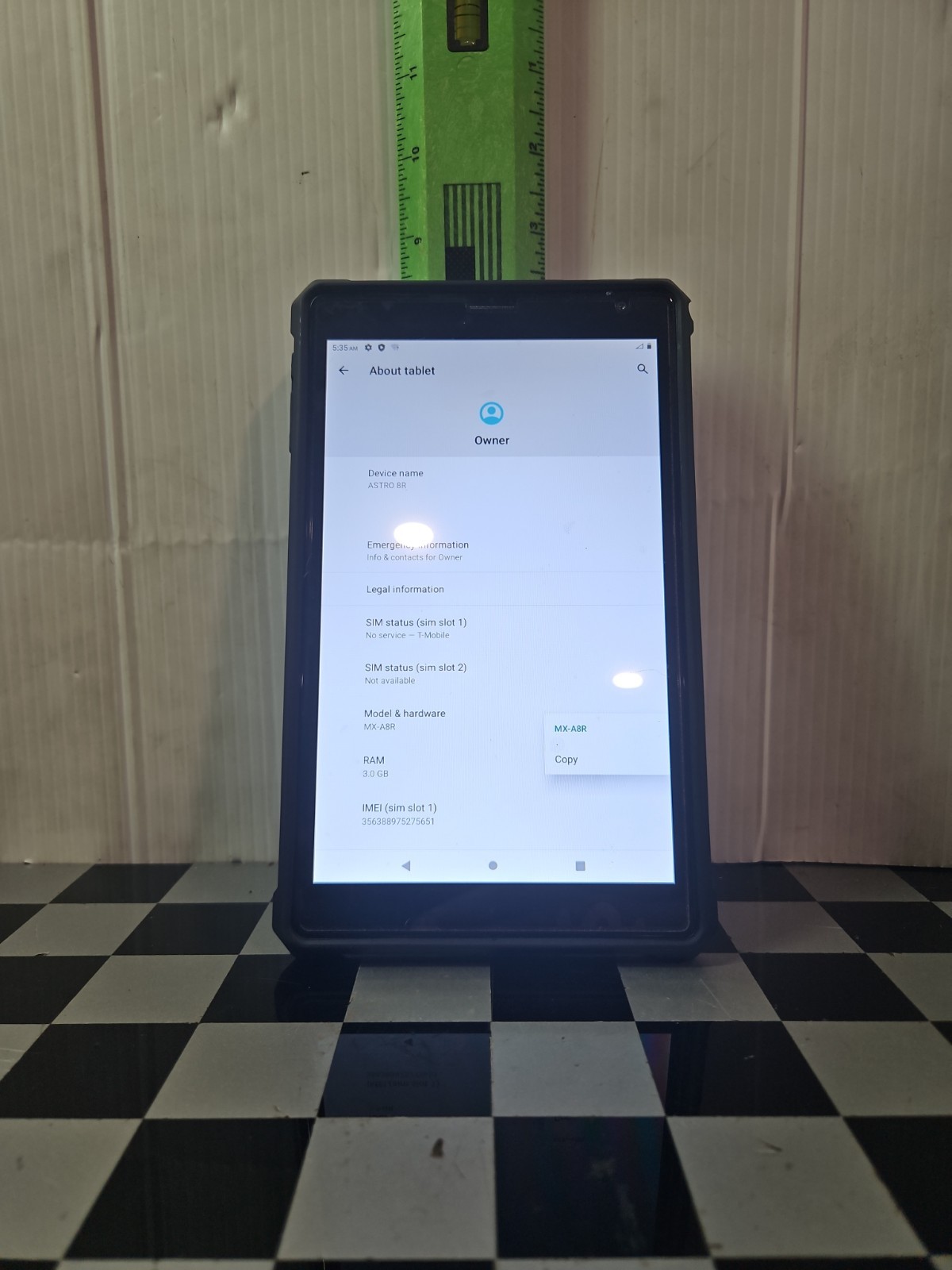 Maxwest Astro 8R Tested And Wiped Tablet