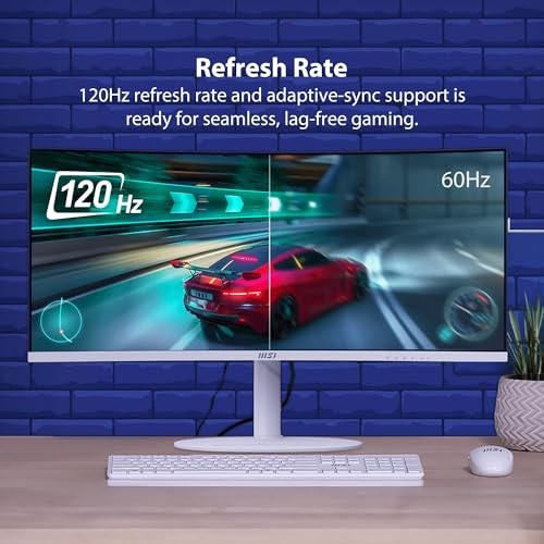 MSI MODERN MD342CQPW 34IN VA 3440 X 1440(UWQHD) COMPUTER MONITOR, 120HZ, -