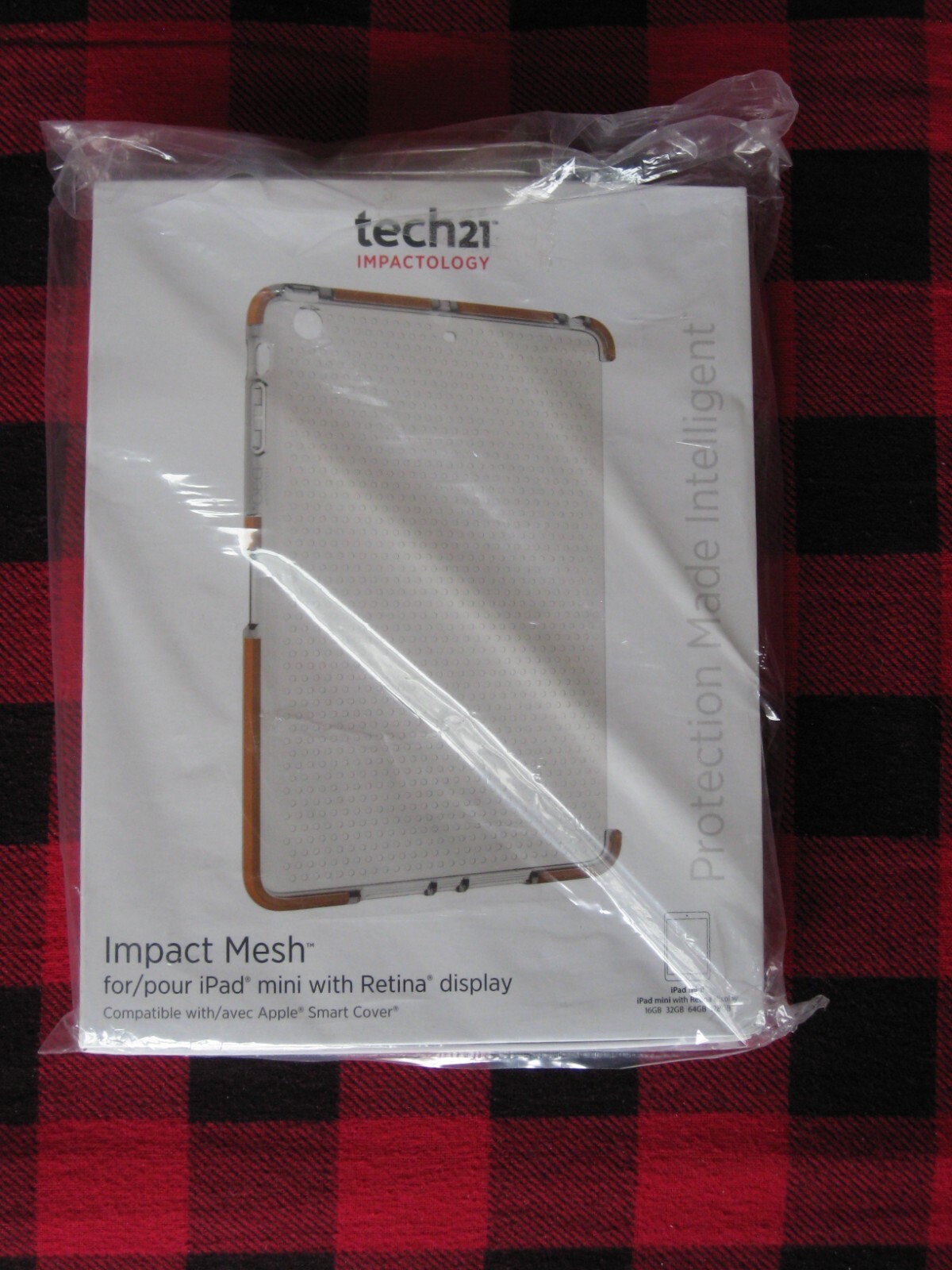 Tech21 Impact Mesh for IPad Mini, New, in Original Box and Plastic